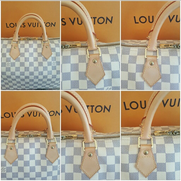 Authentic Louis Vuitton Speedy 30 Azur Bandouliere - Picture 3 of 7